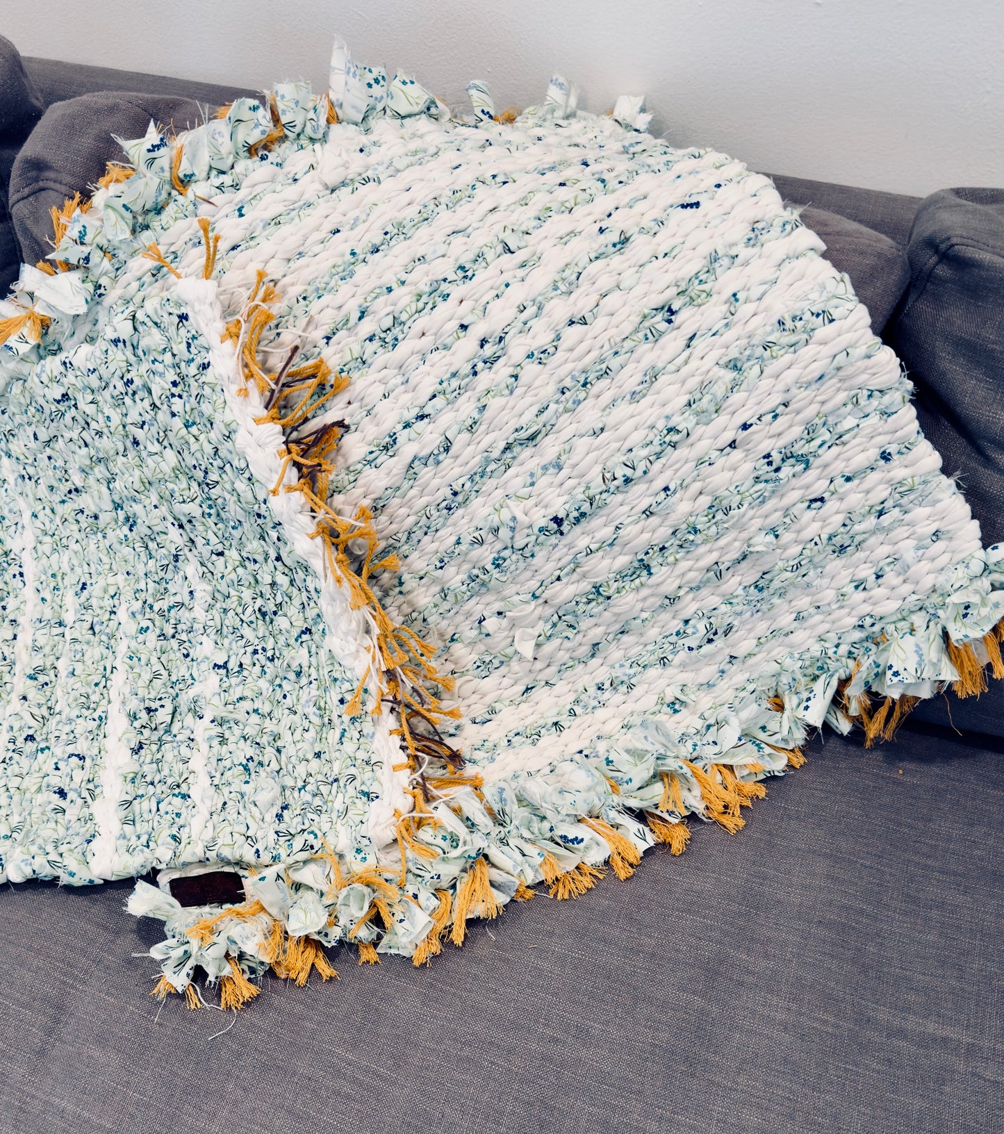 Handmade And Hand Woven Versatile Rug. Baby Room, Bathroom, Prayer