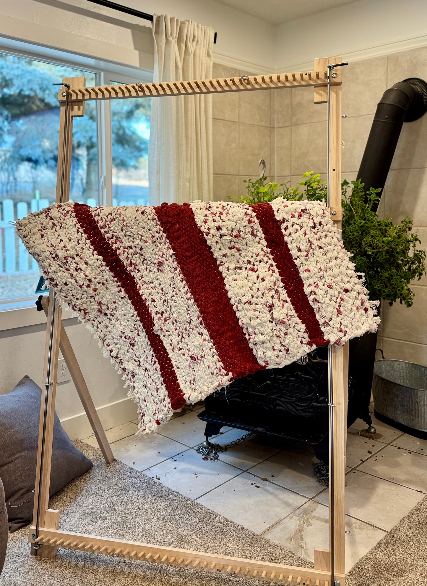 Hand Woven Christmas Rug