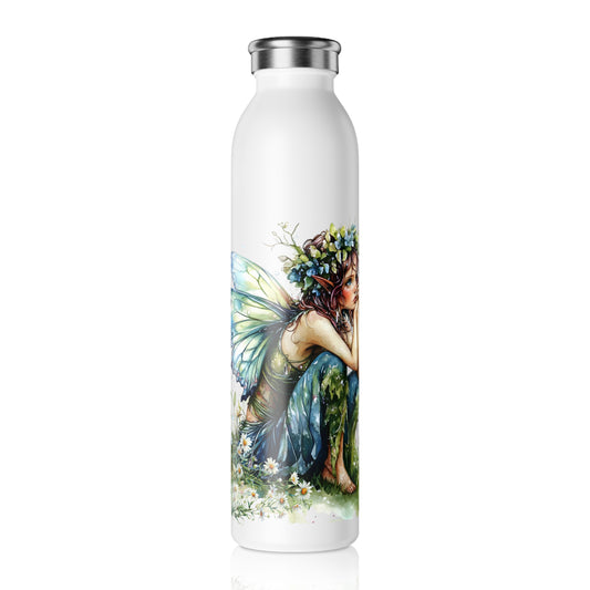Enchanting  Water Bottle Fairy With Daisies