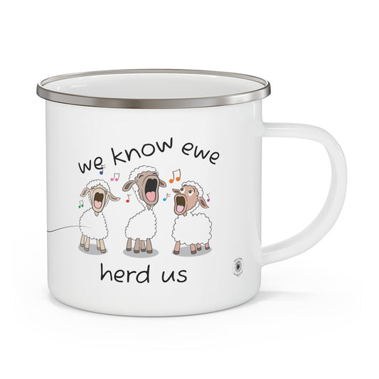 Enamel Sheep Mug